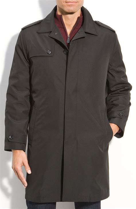 michael kors rain jacket black|Michael Kors rain jacket men's.